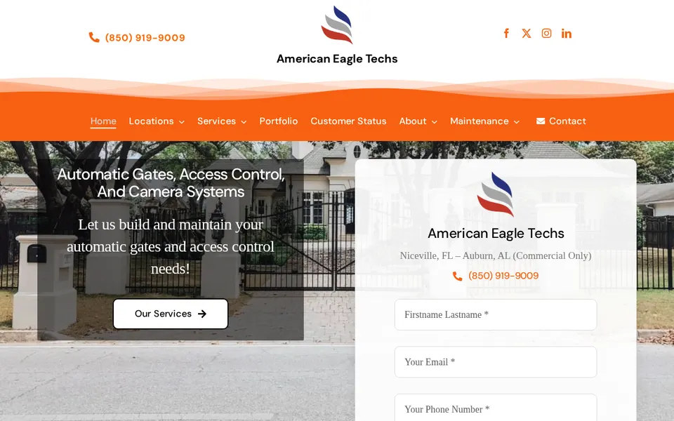 American Eagle Techs website, Valparaiso